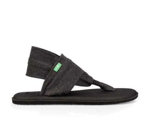 Sanuk Womens Yoga Sling 2 Deep Grey Sandals | TIQCEX209